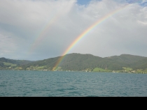 Bild  138 | 185  :: Regenbogen am Attersee